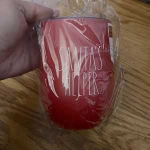 NWT! Rae Dunn SANTA’S HELPER Beverage‎ Tumbler